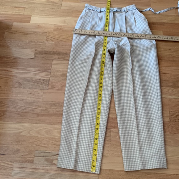 VTG Plaid 2pc pant suit 100% Wool Union made - Picture 11 of 16